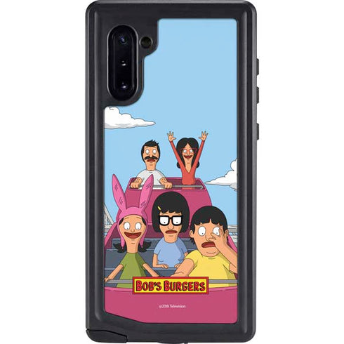 Bobs Burgers Roller Coaster Galaxy Note 10 Waterproof Case