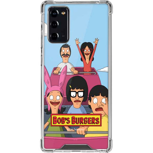 Bobs Burgers Roller Coaster Galaxy Note20 5G Clear Case