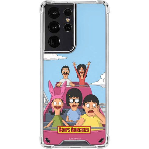 Bobs Burgers Roller Coaster Galaxy S21 Ultra 5G Clear Case