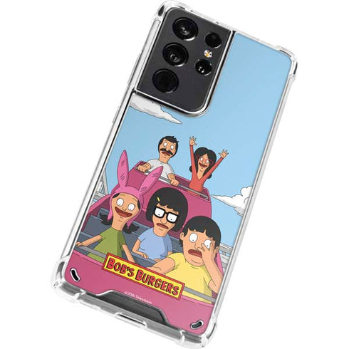 Bobs Burgers Roller Coaster Galaxy S21 Ultra 5G Clear Case