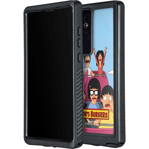 Bobs Burgers Roller Coaster Galaxy S24 Ultra Waterproof Case