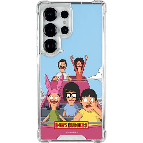 Bobs Burgers Roller Coaster Galaxy S26 Ultra Clear Case