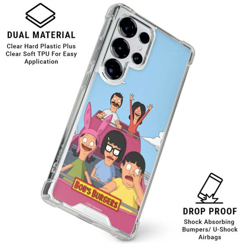 Bobs Burgers Roller Coaster Galaxy S26 Ultra Clear Case