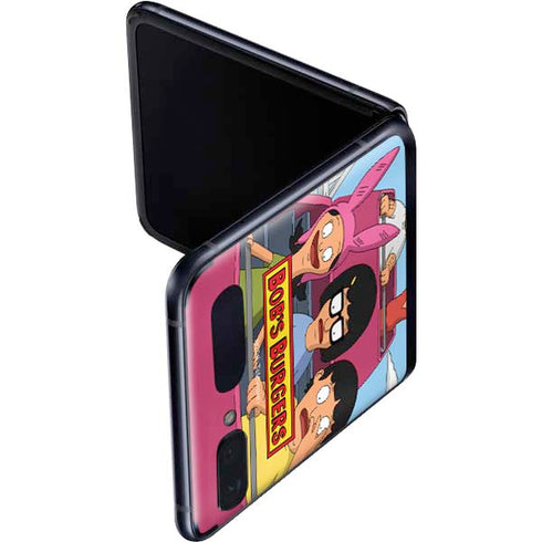 Bobs Burgers Roller Coaster Galaxy Z Flip Skin