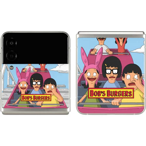 Bobs Burgers Roller Coaster Galaxy Z Flip3 5G Skin