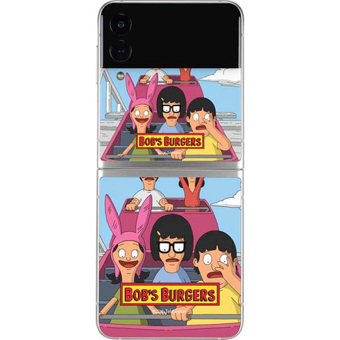 Bobs Burgers Roller Coaster Galaxy Z Flip3 5G Skin