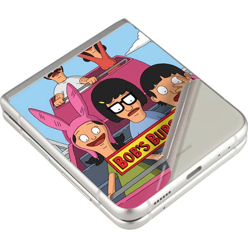 Bobs Burgers Roller Coaster Galaxy Z Flip3 5G Skin