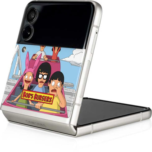 Bobs Burgers Roller Coaster Galaxy Z Flip3 5G Skin