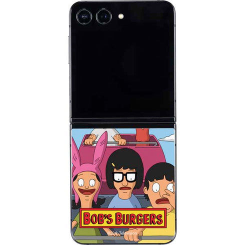 Bobs Burgers Roller Coaster Galaxy Z Flip5 5G Skin