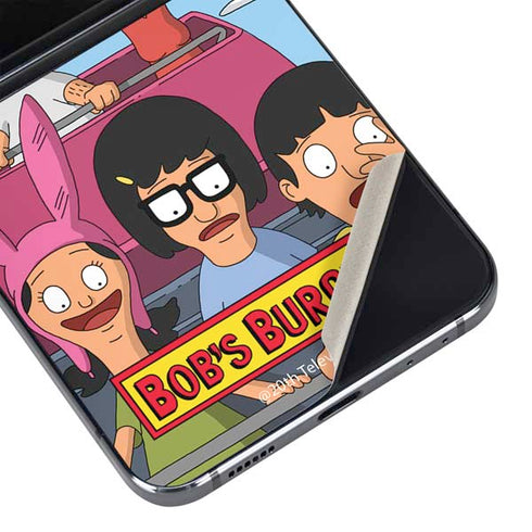 Bobs Burgers Roller Coaster Galaxy Z Flip5 5G Skin