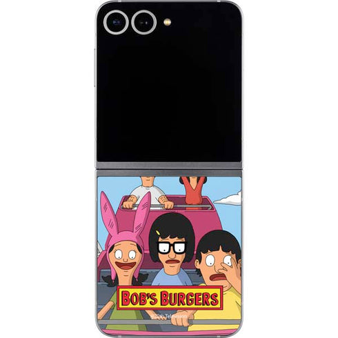 Bobs Burgers Roller Coaster Galaxy Z Flip6 Skin
