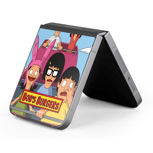 Bobs Burgers Roller Coaster Galaxy Z Flip6 Skin