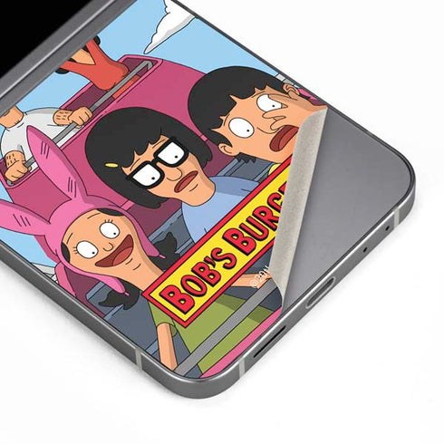 Bobs Burgers Roller Coaster Galaxy Z Flip6 Skin