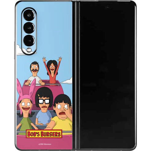Bobs Burgers Roller Coaster Galaxy Z Fold3 5G Skin