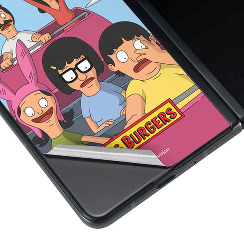 Bobs Burgers Roller Coaster Galaxy Z Fold3 5G Skin