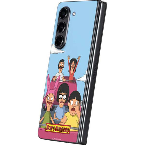 Bobs Burgers Roller Coaster Galaxy Z Fold5 5G Skin