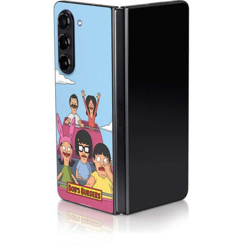 Bobs Burgers Roller Coaster Galaxy Z Fold5 5G Skin