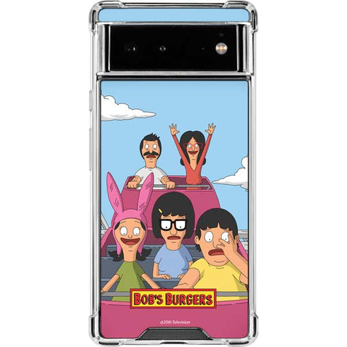 Bobs Burgers Roller Coaster Google Pixel 6 Clear Case