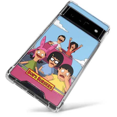 Bobs Burgers Roller Coaster Google Pixel 6 Clear Case