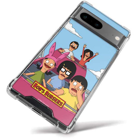 Bobs Burgers Roller Coaster Google Pixel 8 Clear Case