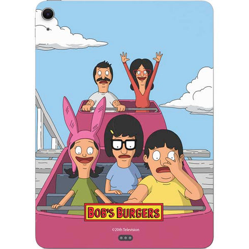 Bobs Burgers Roller Coaster Apple iPad Air Skin
