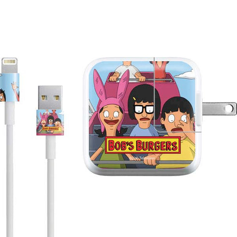 Bobs Burgers Roller Coaster iPad Charger (10W USB) Skin
