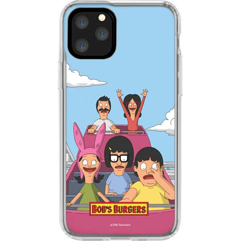 Bobs Burgers Roller Coaster iPhone 11 Pro Clear Case