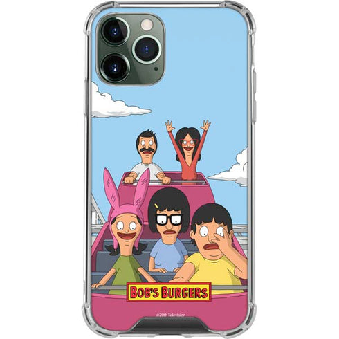 Bobs Burgers Roller Coaster iPhone 11 Pro Max Clear Case