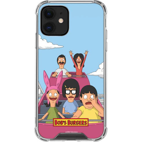 Bobs Burgers Roller Coaster iPhone 12 Clear Case