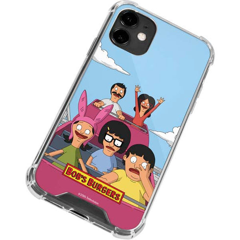 Bobs Burgers Roller Coaster iPhone 12 Clear Case