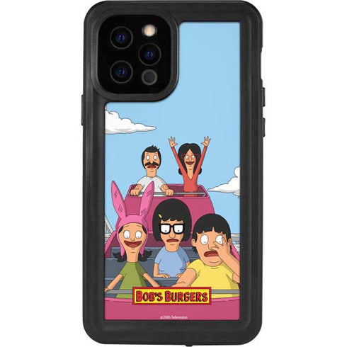 Bobs Burgers Roller Coaster iPhone 12 Pro Waterproof Case