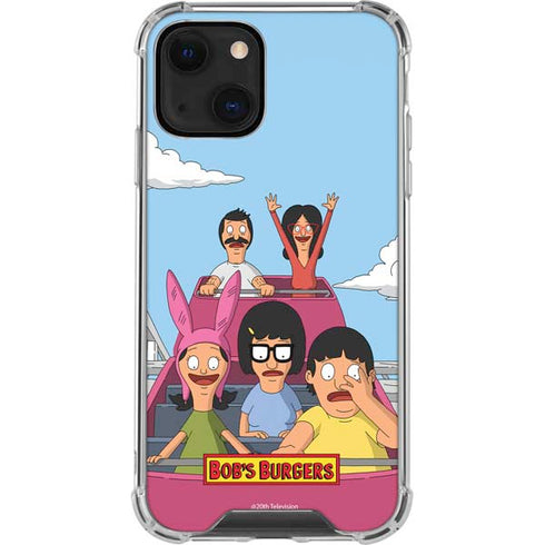 Bobs Burgers Roller Coaster iPhone 13 Mini Clear Case