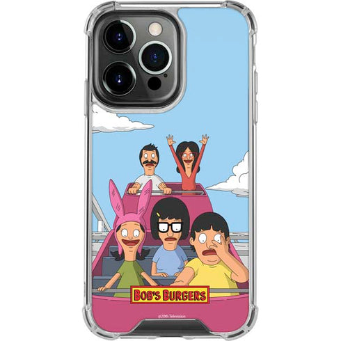 Bobs Burgers Roller Coaster iPhone 13 Pro Clear Case