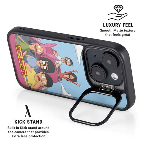 Bobs Burgers Roller Coaster iPhone 14 Kickstand Case