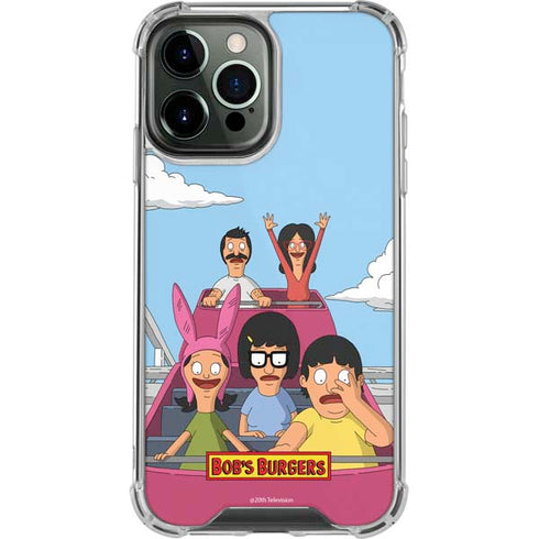 Bobs Burgers Roller Coaster iPhone 14 Pro Max Clear Case