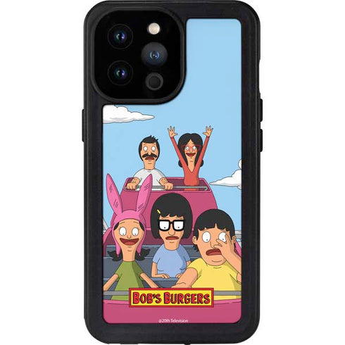 Bobs Burgers Roller Coaster iPhone 14 Pro Max Waterproof Case