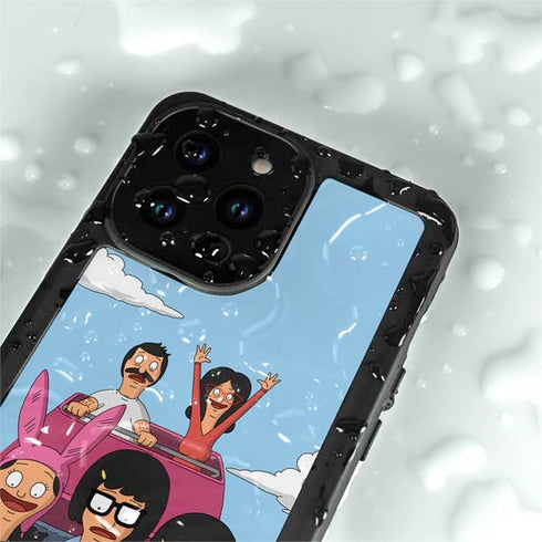 Bobs Burgers Roller Coaster iPhone 14 Pro Max Waterproof Case