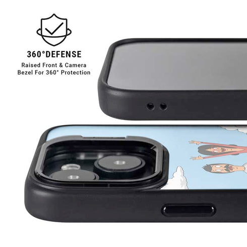 Bobs Burgers Roller Coaster iPhone 15 Plus Kickstand Case