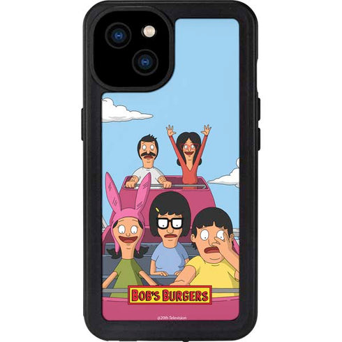 Bobs Burgers Roller Coaster iPhone 15 Plus Waterproof Case