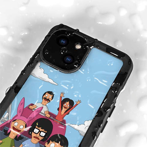 Bobs Burgers Roller Coaster iPhone 15 Plus Waterproof Case