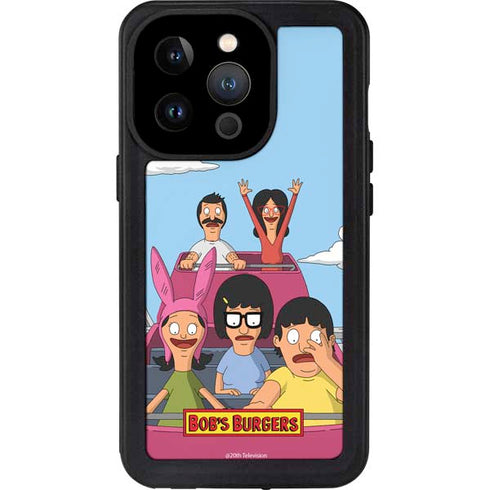 Bobs Burgers Roller Coaster iPhone 15 Pro Waterproof Case