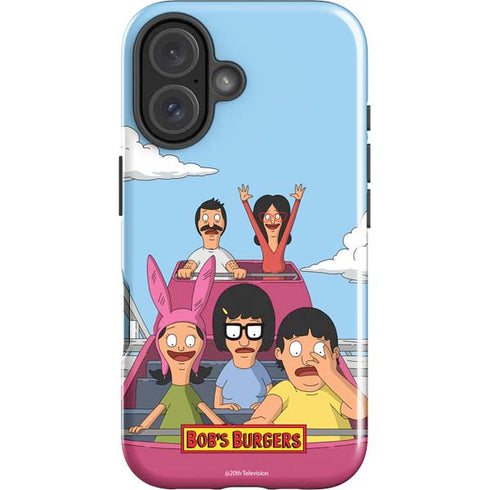 Bobs Burgers Roller Coaster iPhone 16 Plus Impact Case