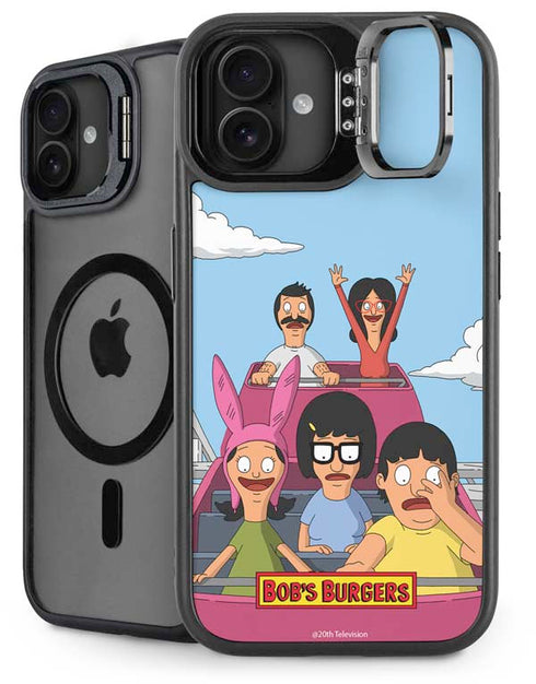 Bobs Burgers Roller Coaster iPhone 16 Plus Kickstand Case