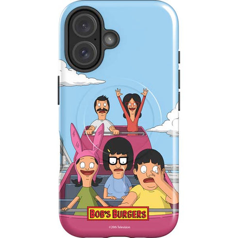 Bobs Burgers Roller Coaster iPhone 16 Plus Magsafe Impact Case
