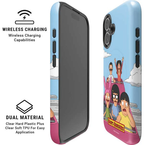 Bobs Burgers Roller Coaster iPhone 16 Plus Magsafe Impact Case