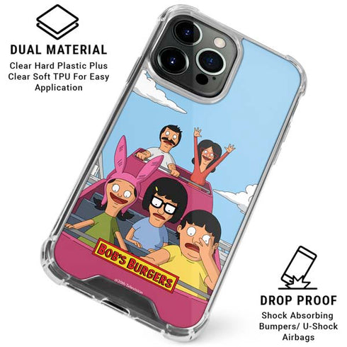 Bobs Burgers Roller Coaster iPhone 16 Pro Max Clear Case