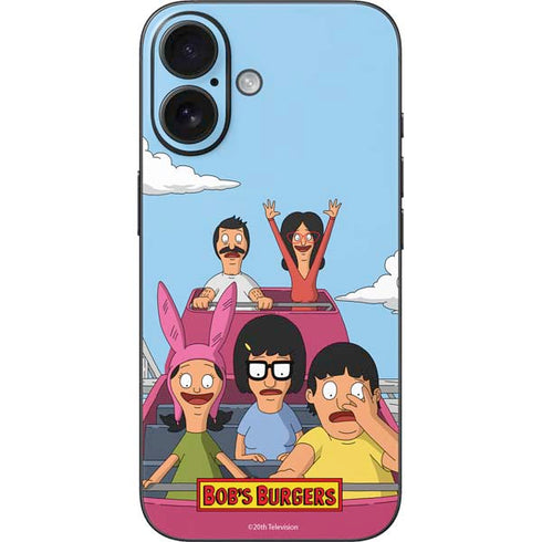 Bobs Burgers Roller Coaster iPhone 16 Skin