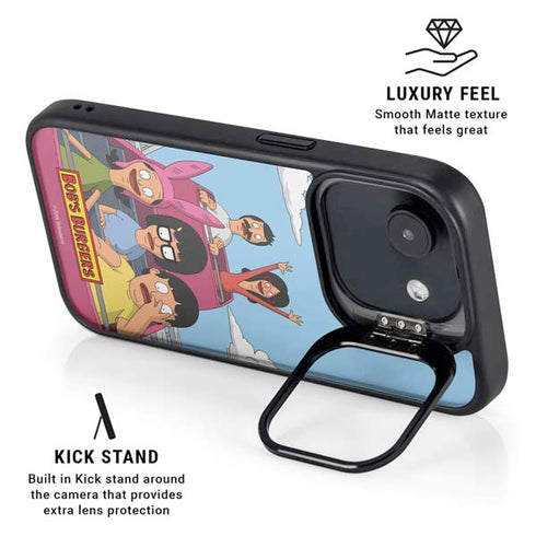Bobs Burgers Roller Coaster iPhone 16e Kickstand Case
