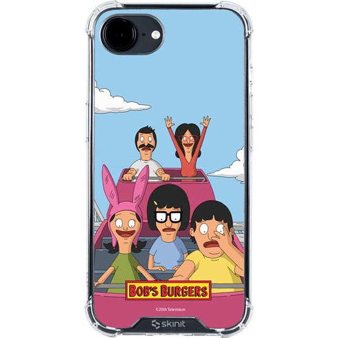 Bobs Burgers Roller Coaster iPhone 16e Clear Case