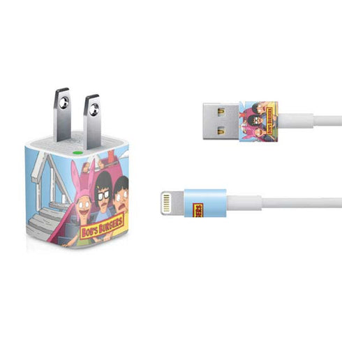 Bobs Burgers Roller Coaster iPhone Charger (5W USB) Skin